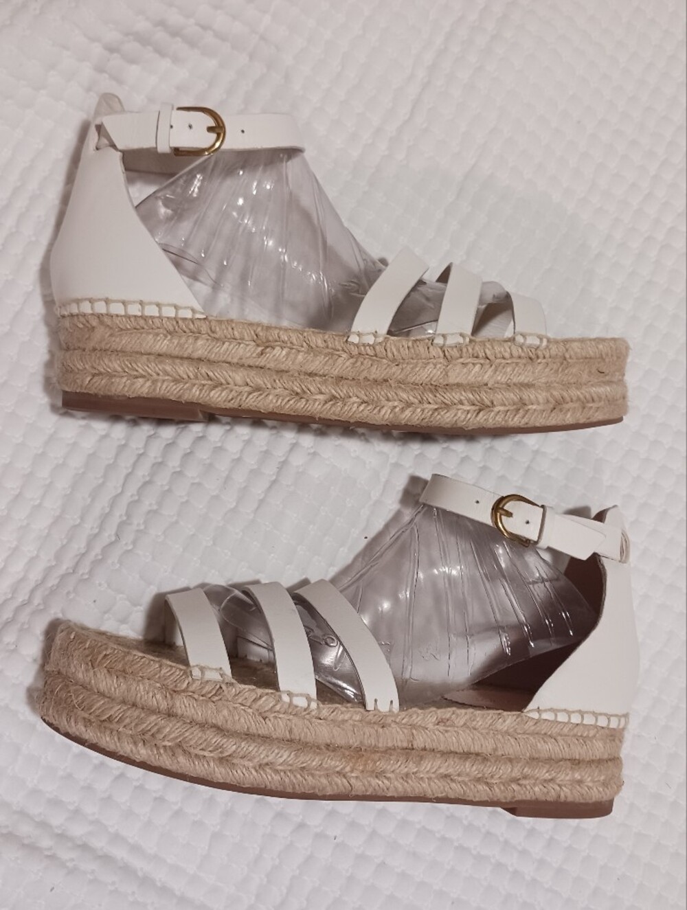 J. Crew Grace Leather Gladiator Espadrille Sandal 9/9.5 - Picture 2 of 13